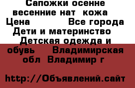 Сапожки осенне-весенние нат. кожа  › Цена ­ 1 470 - Все города Дети и материнство » Детская одежда и обувь   . Владимирская обл.,Владимир г.